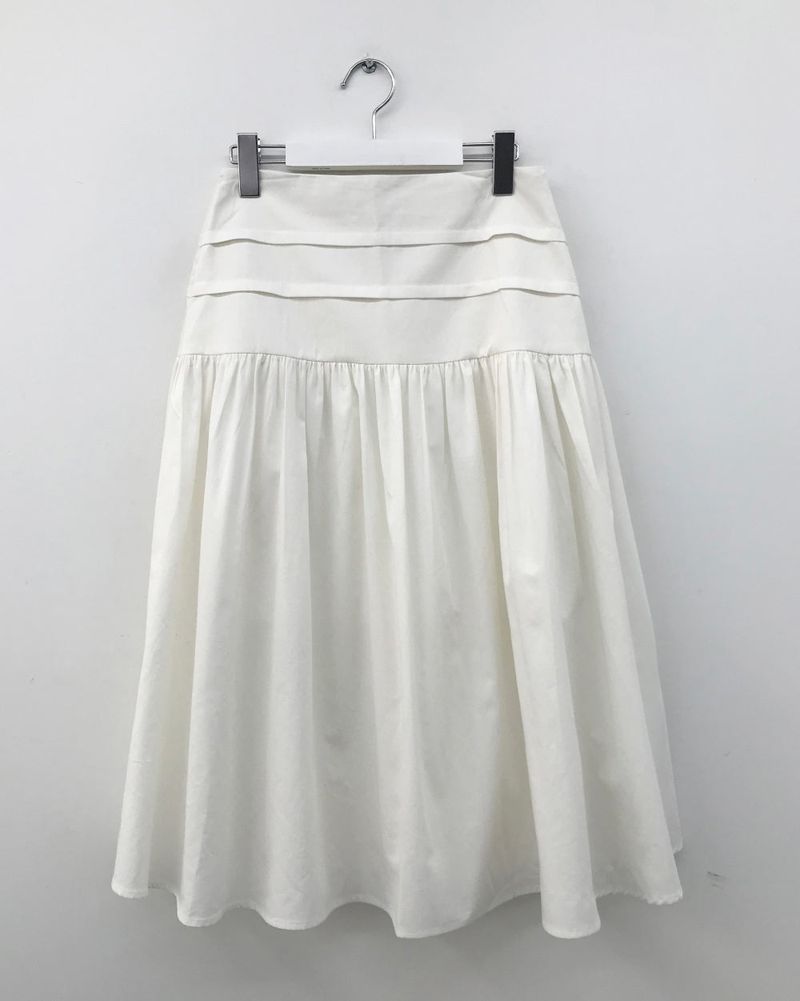 Antique Fold Skirt (3color)