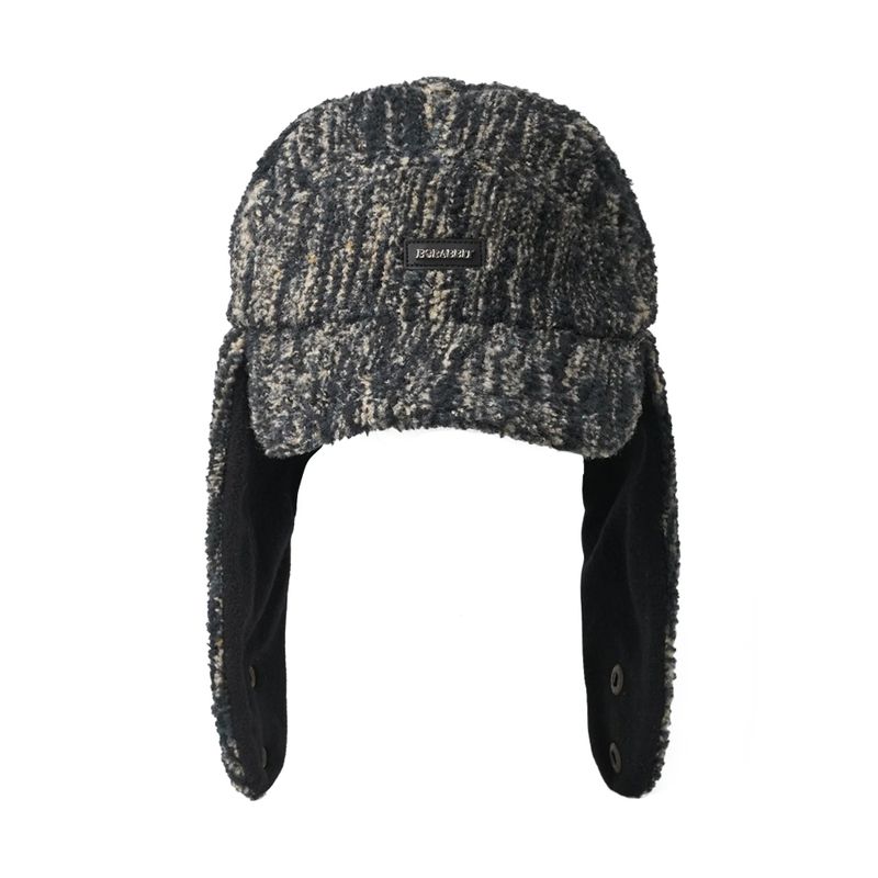 BSRABBIT EARFLAP HAT MULTI GREEN