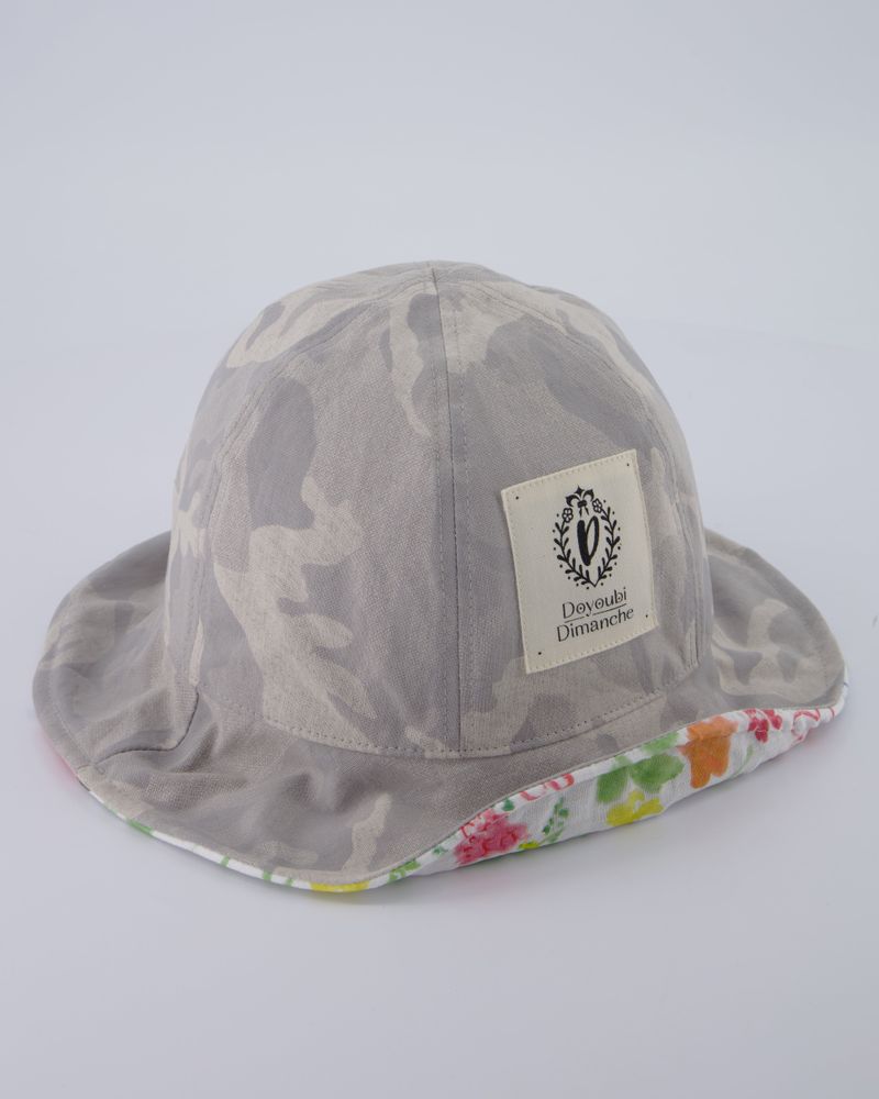【MADE】Doyoubi Dimanche reversible flower camo flower bucket hat