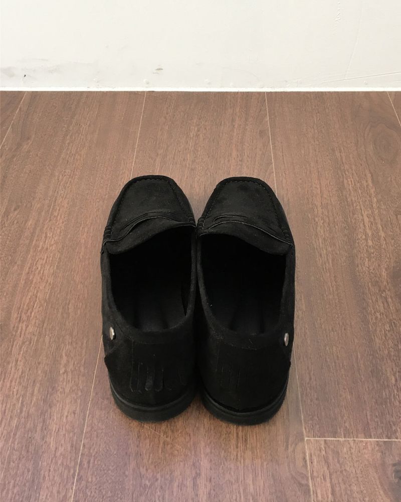 Suede penny loafers (2color)