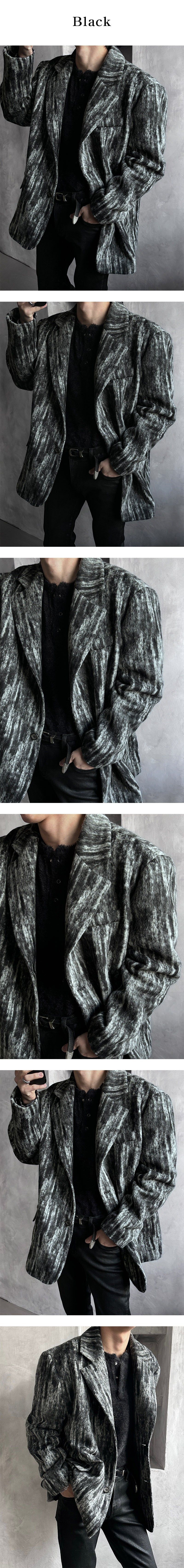 [F/W] Scratch mohair daddy fit jacket(2color)