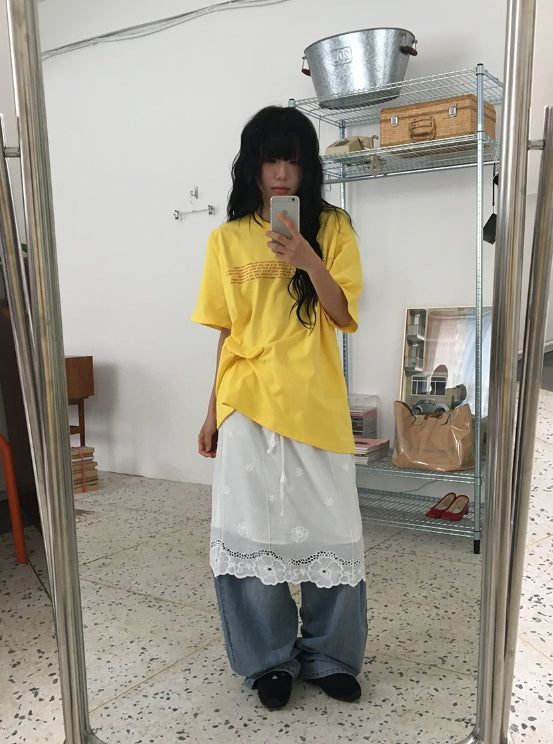 Hare Summer Wide Denim Pants
