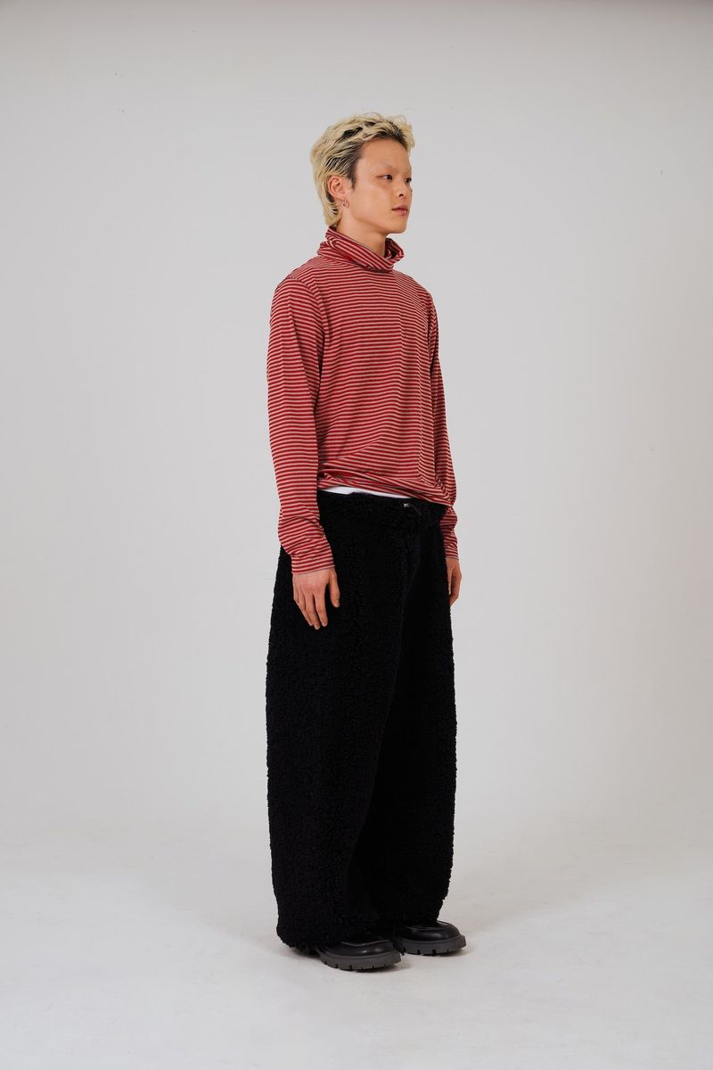 COLOR POP TURTLENECK T-SHIRTS - RED