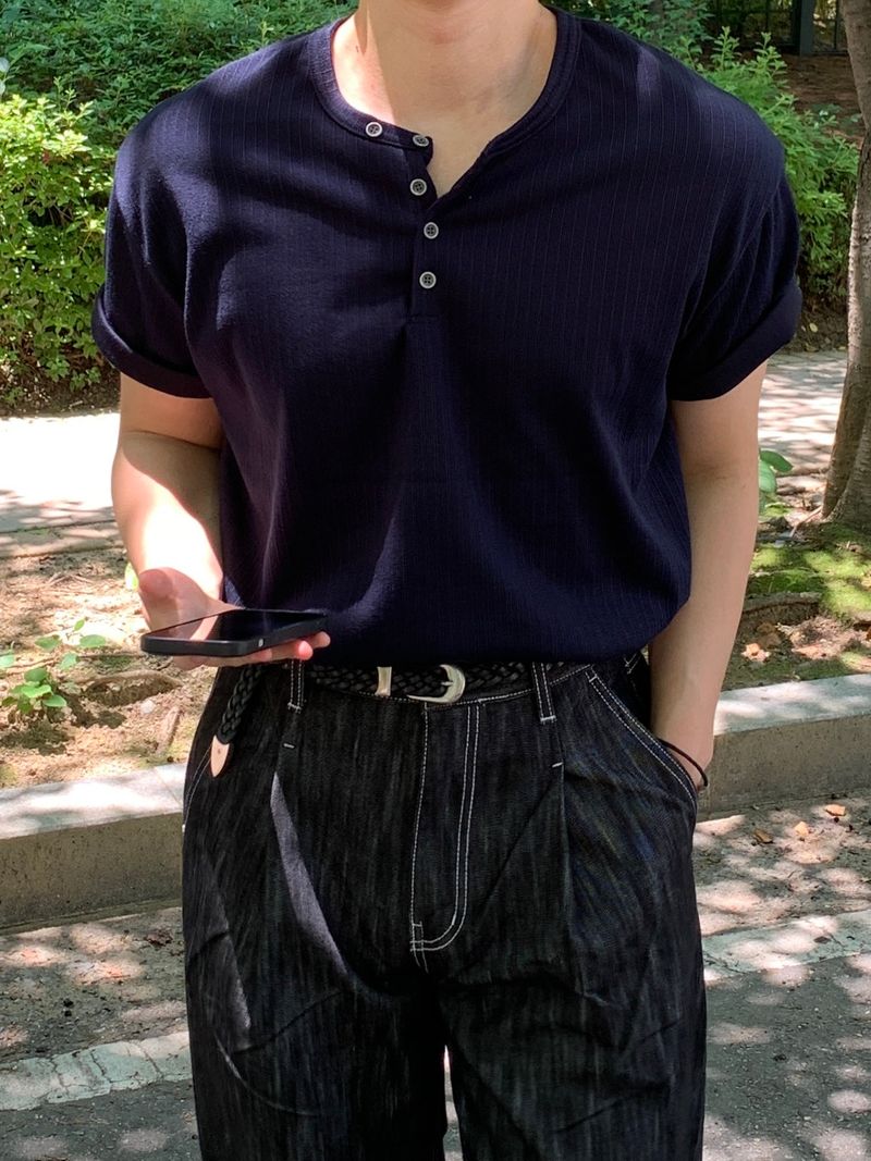 Mensfloor(メンズフロア)の「Day Antique Burton Henley Neck(Tops)」