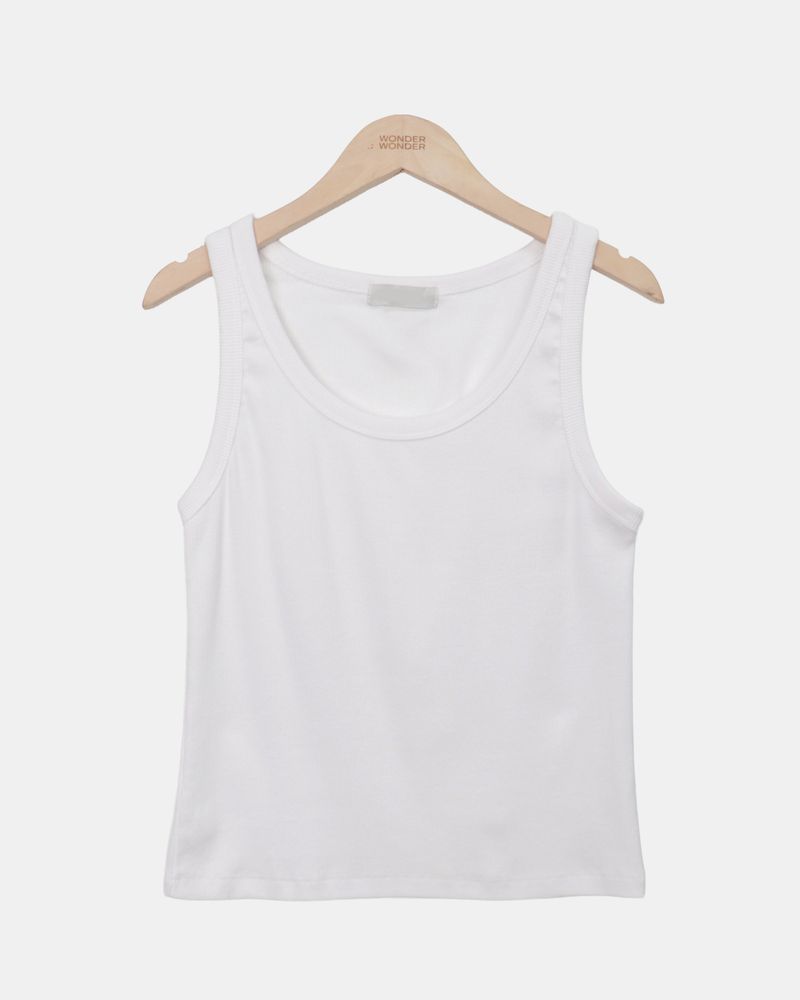 Elven U-Neck Ribbed Sleeveless Top