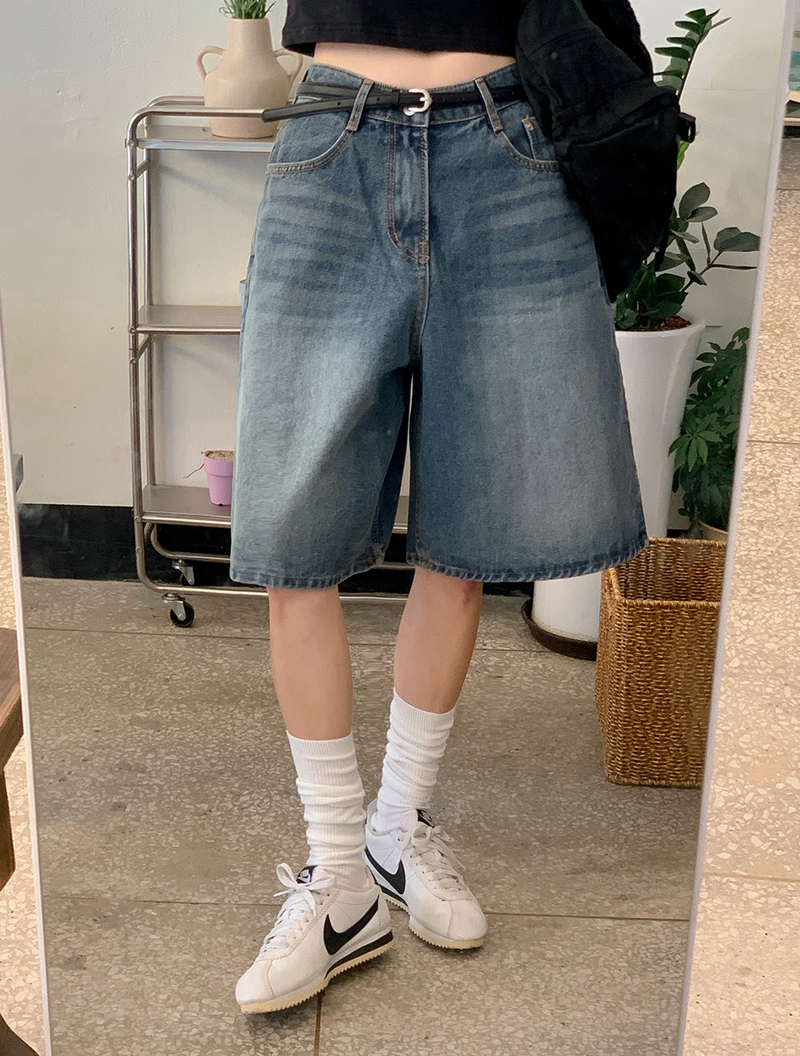SHOPPERLAND（ショッパーランド）の「Vintage Bermuda Wide Denim Shorts（Pants）」