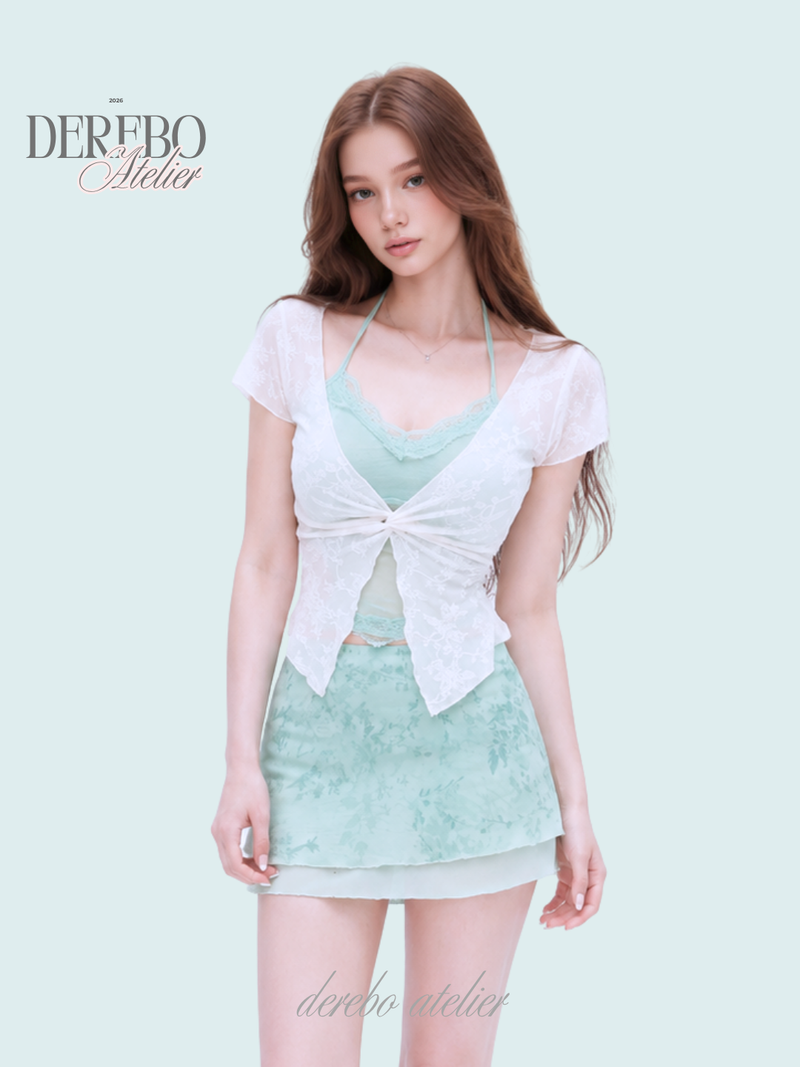 Rare mint shirring skirt