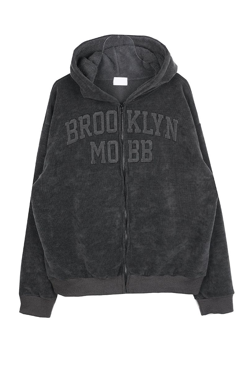 No.1057 BR hood B zip-up