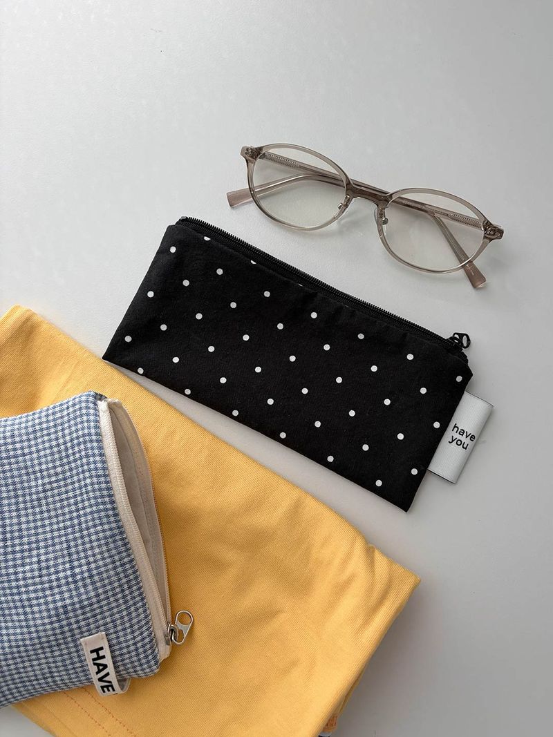 Baby dot tool pouch - black