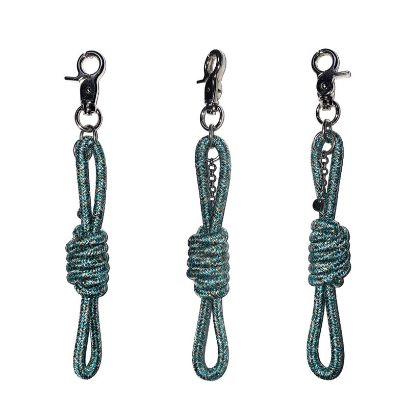 rope keyring (green)