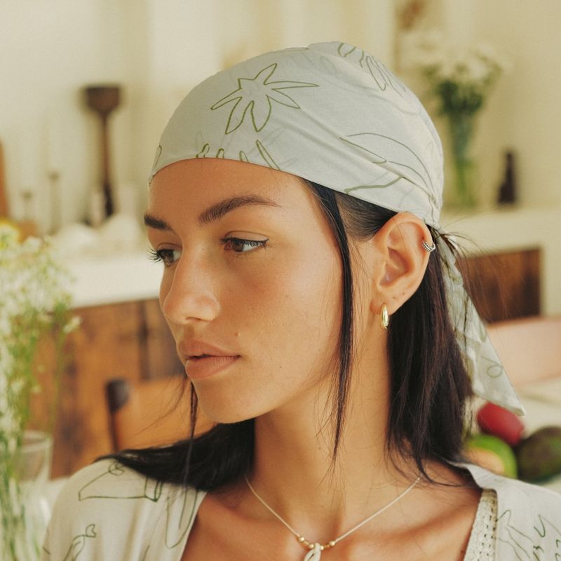 [Organic Scarf] Camino - Warm gray