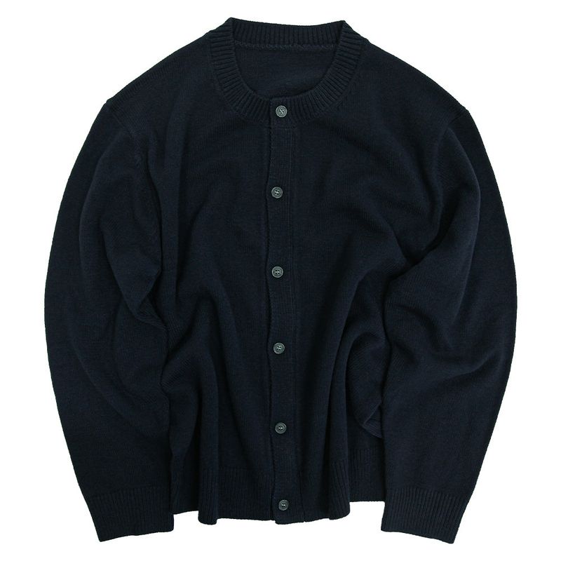 Usual Button Knit Cardigan - 4COLOR
