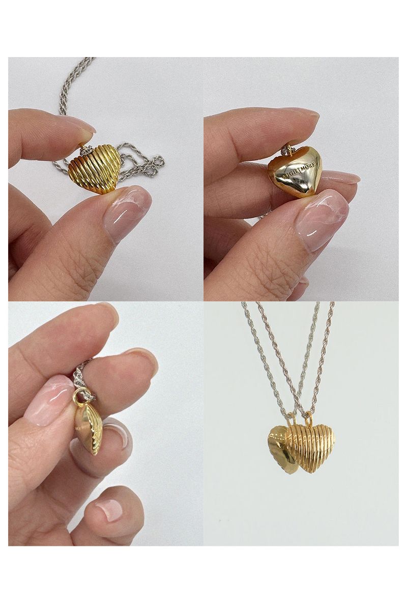 heart shell silver925 necklace natural SV