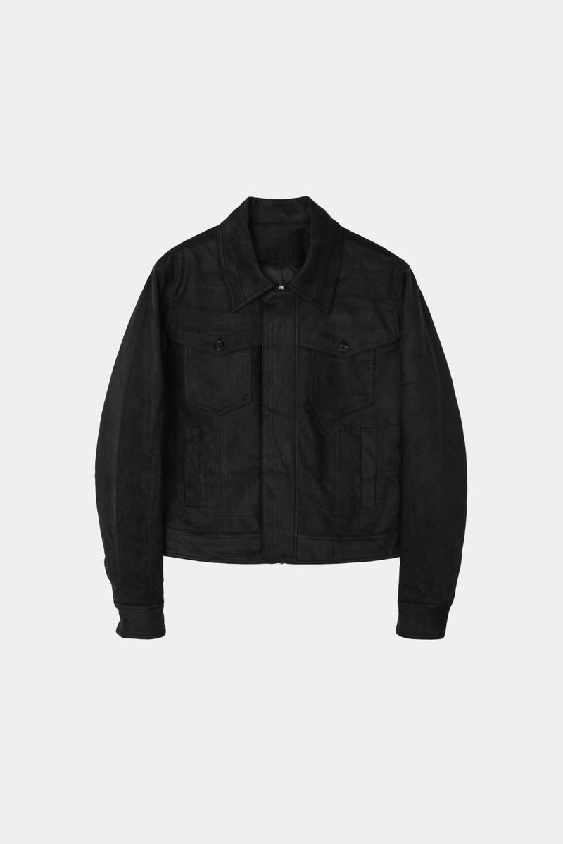 Western Collar Suede Jacket (No.849)