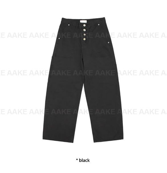 4-BUTTON RIVET POCKET PANTS