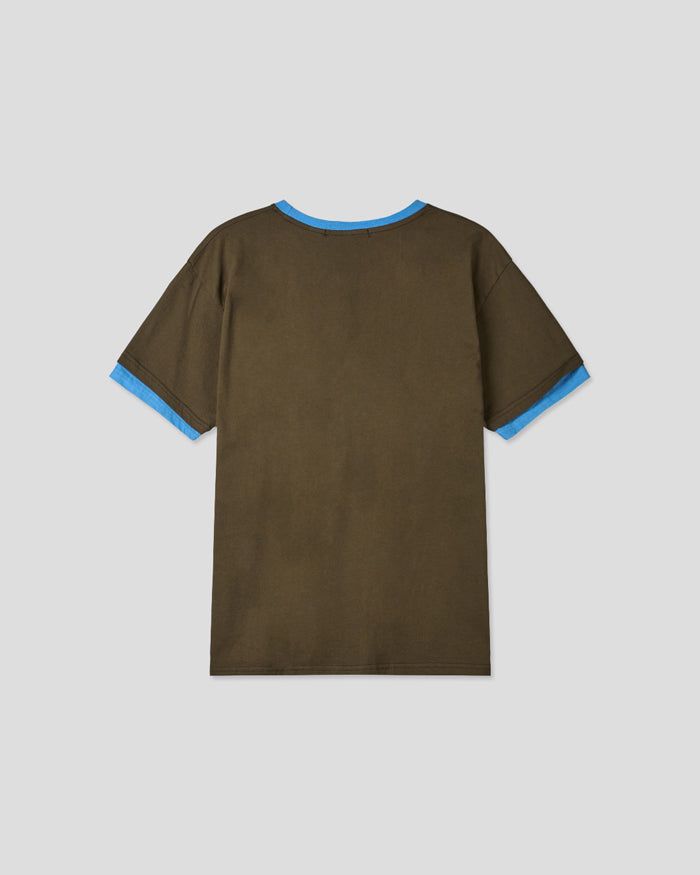 (UNISEX) Cutting Star Double Sleeve Tee
