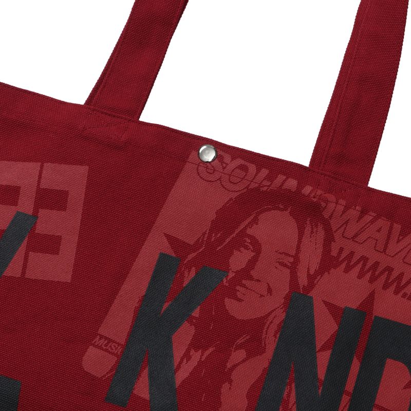 Weekend warrior typography printing tote-bag (Red)