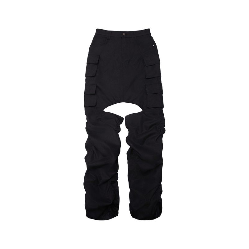 SKIRT PANTS [BLACK]