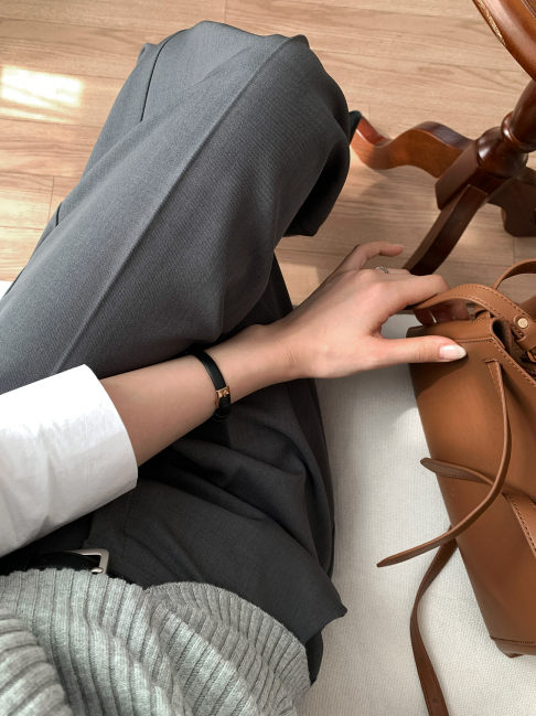 Lesen Tension Wide Slacks / 4 colors