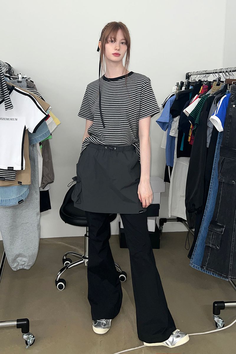 COLORS SKIRT PANTS (BLACK)