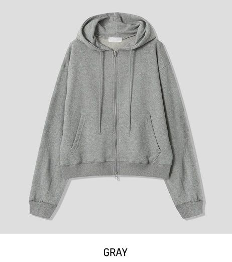 Eve Brushed Two Way Hood Zip-Up