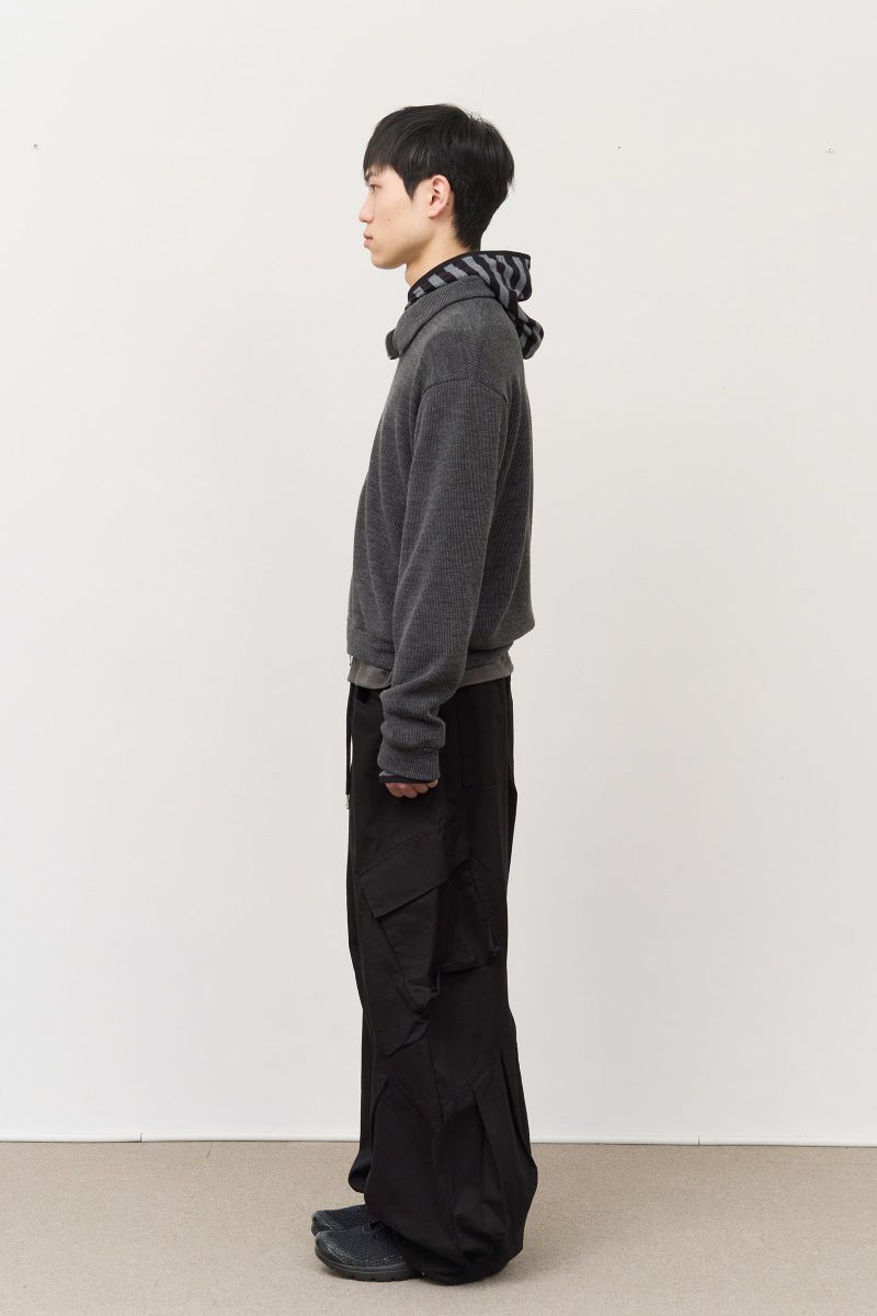 Moore Side Knitted Zip Up