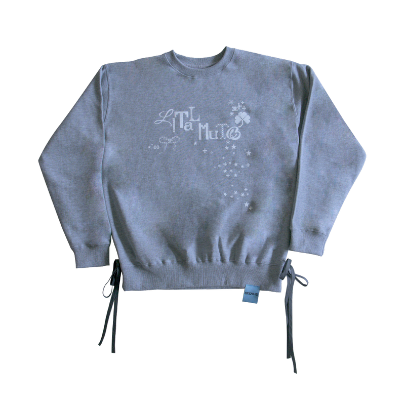 LITALMUTE(リタルミュート)の「emoji ribbon sweat/絵文字リボンスウェット(Tops)」