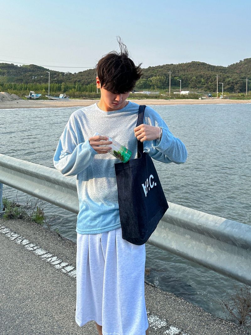 HM Linen loose fit long sleeve