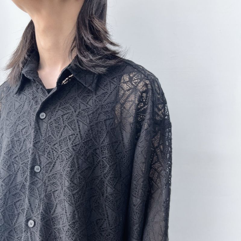 Shadow Textured Sheer Shirt