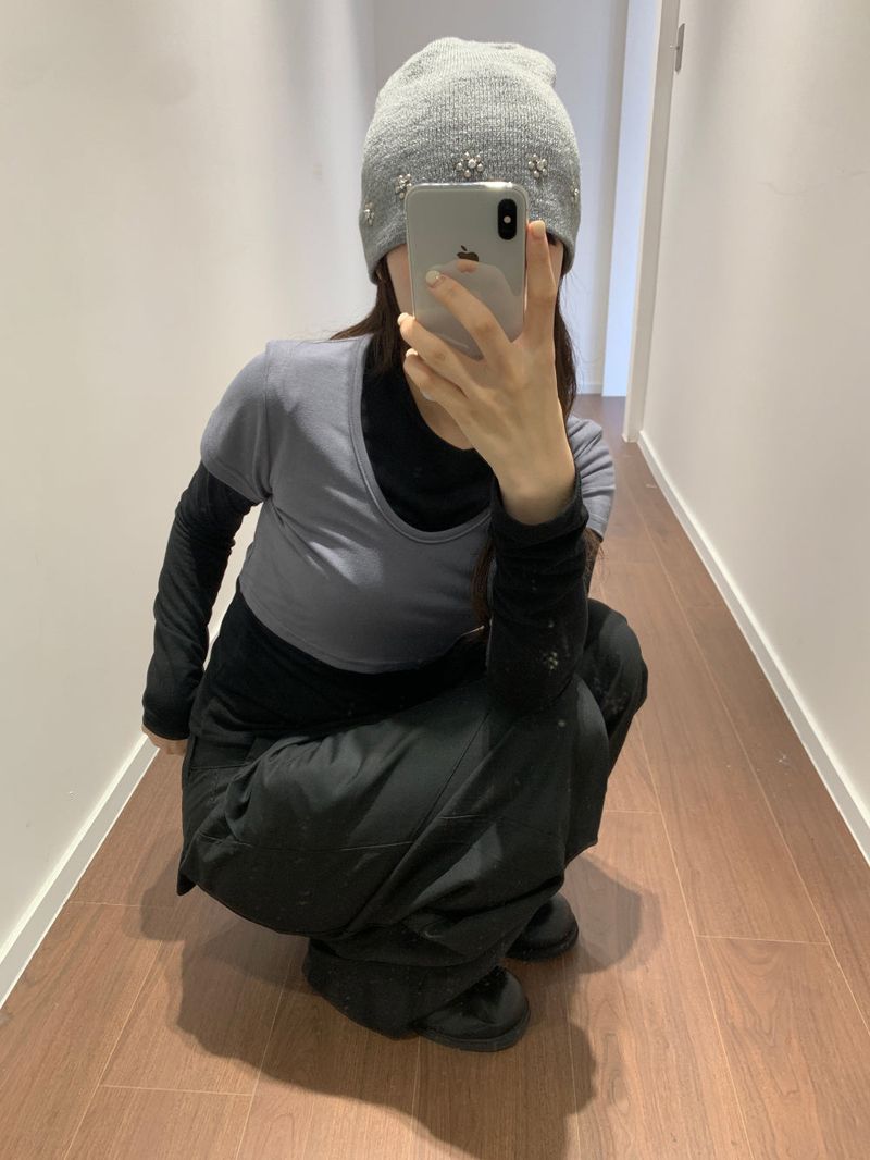 Backflip satin slacks (2color)