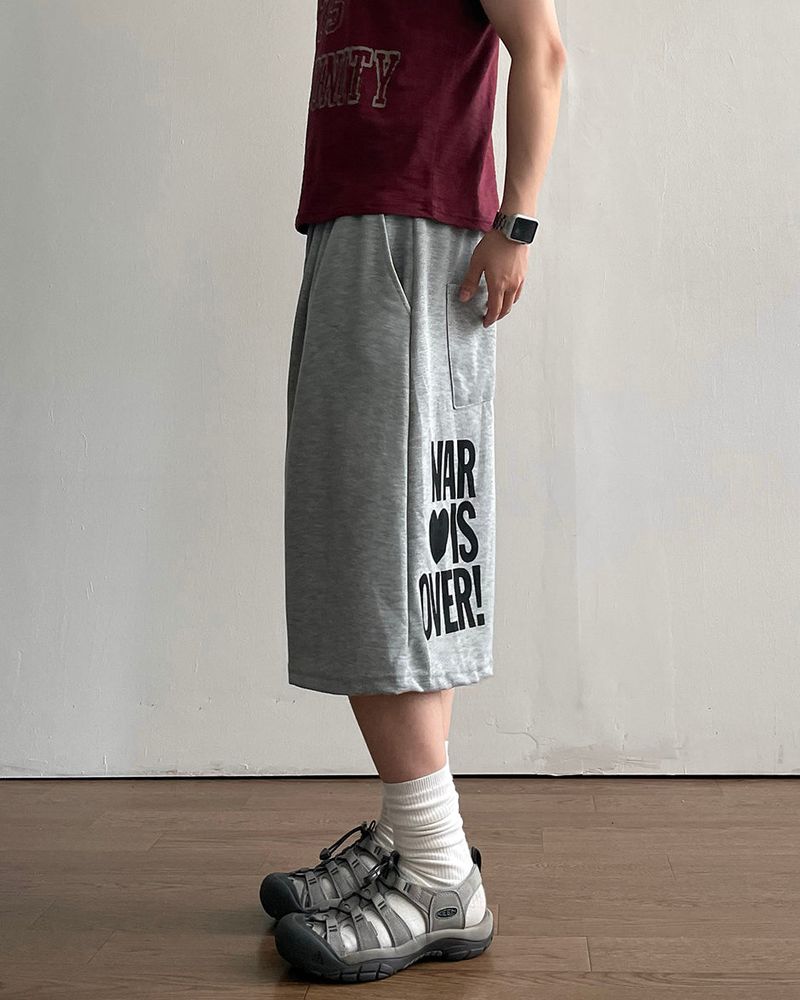 Hatin Sweat Half Pants