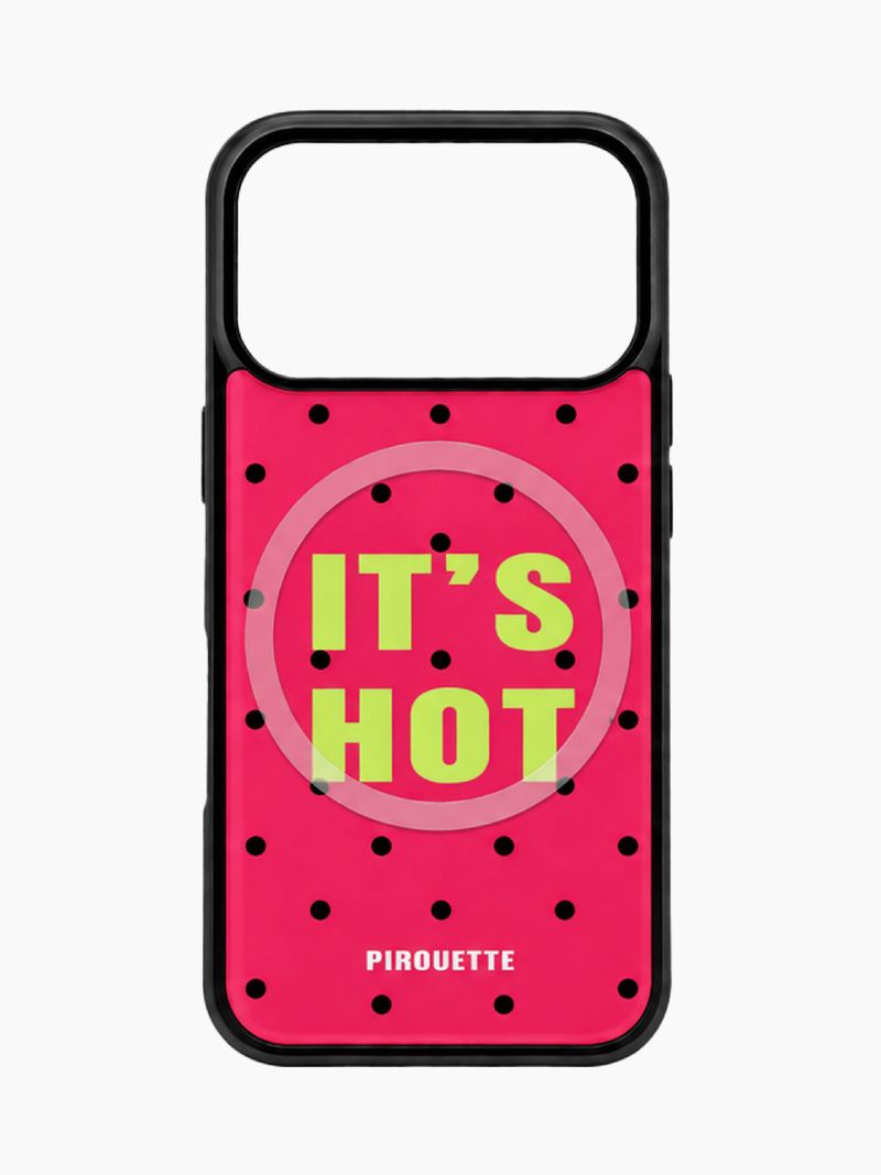 PIROUETTE(ピルエット)の「MagSafe IT'S HOT Glass Bumper Case (Red)(Smartphone Accessories)」
