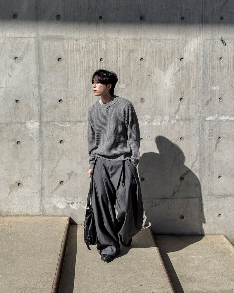 Hild Panel Cropped Hachi Knit