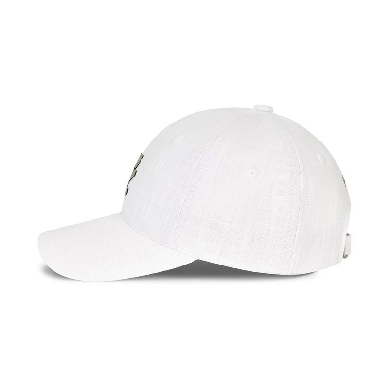 Flow VZ Leather Patch Ball Cap White
