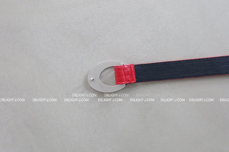 Circle Point Leather Belt