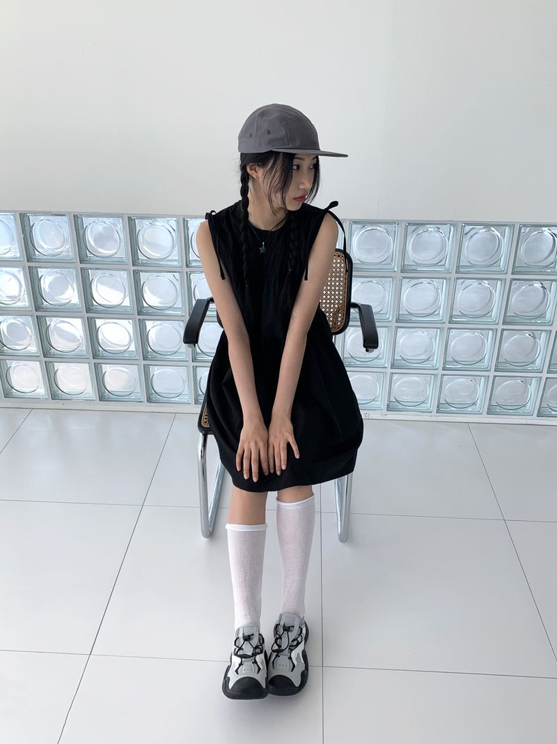 WONDER WONDER（ワンダーワンダー）の「Maten Shirring String Cancan Mini One Piece（Dresses）」