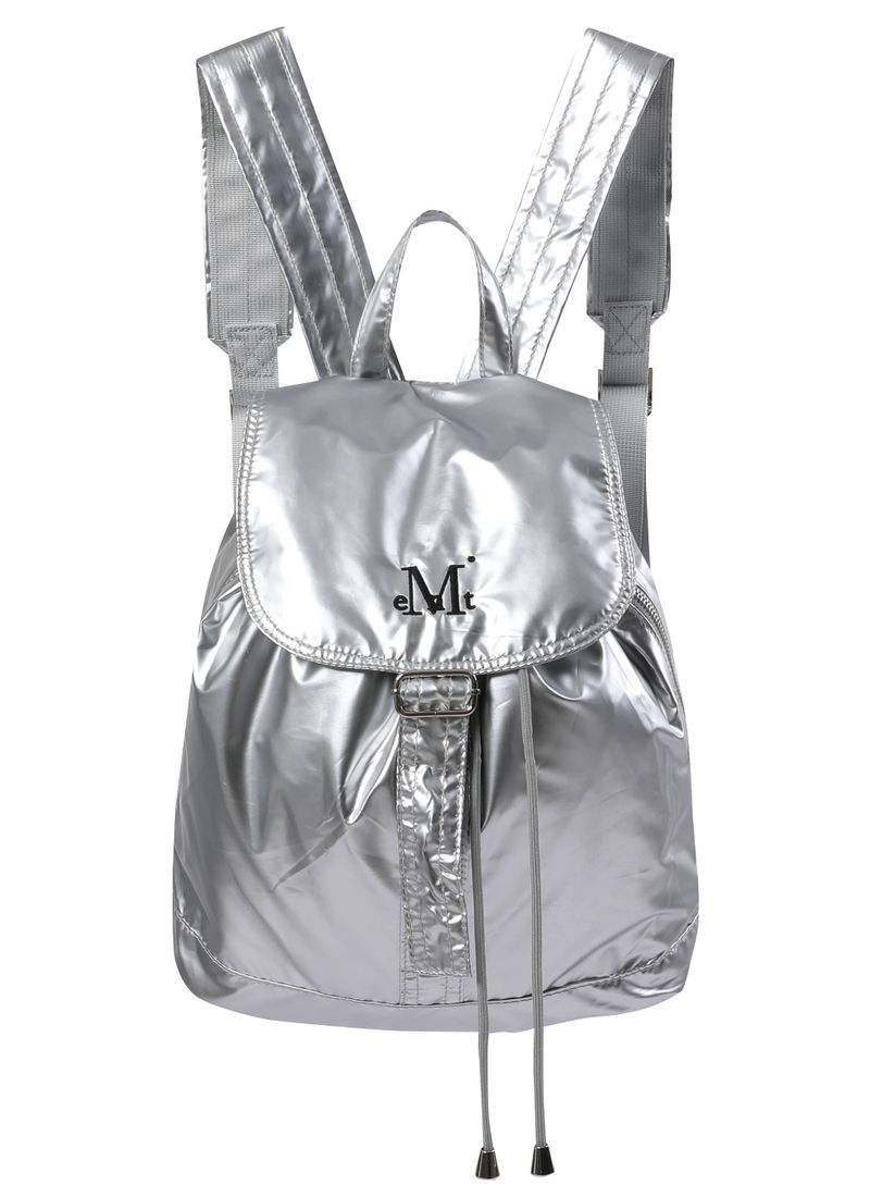 GLOSSY MINI SILVER BACKPACK (2color) 