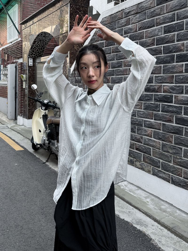 AIRY STRIPE SHIRT
