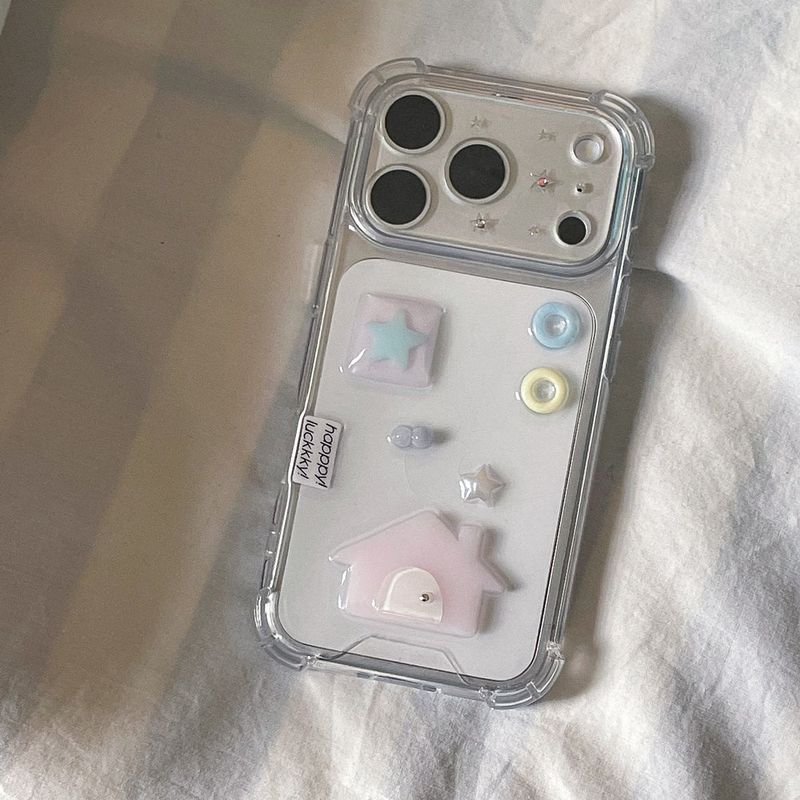 Ellebelle market（エルベルマーケット）の「[made]パステル ハウス バージョン レジン フォンケース（スマホグッズ/小物）」