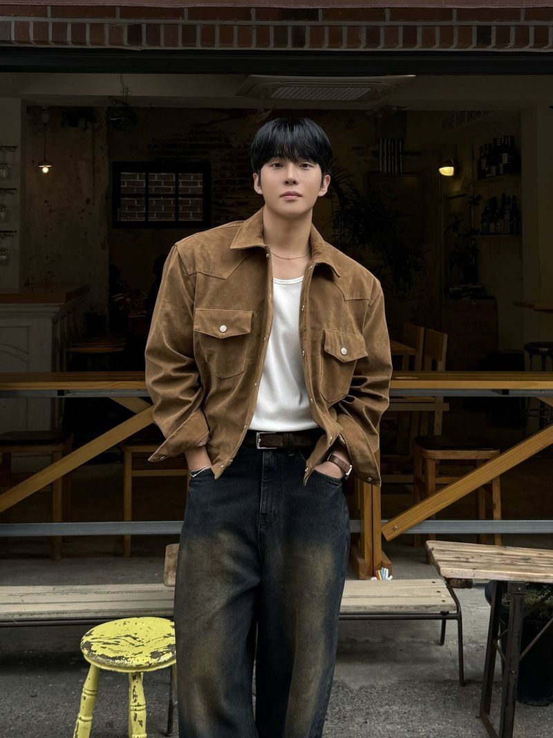 Tony western cropped suede jacket