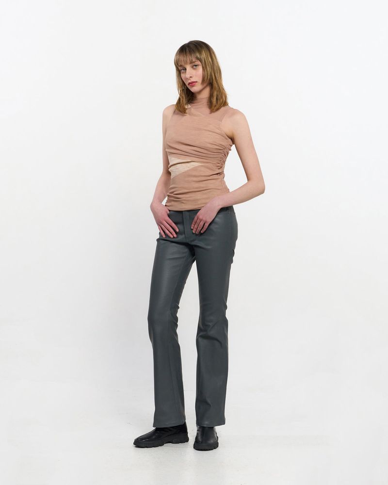 Layered Sleeveless _ BEIGE