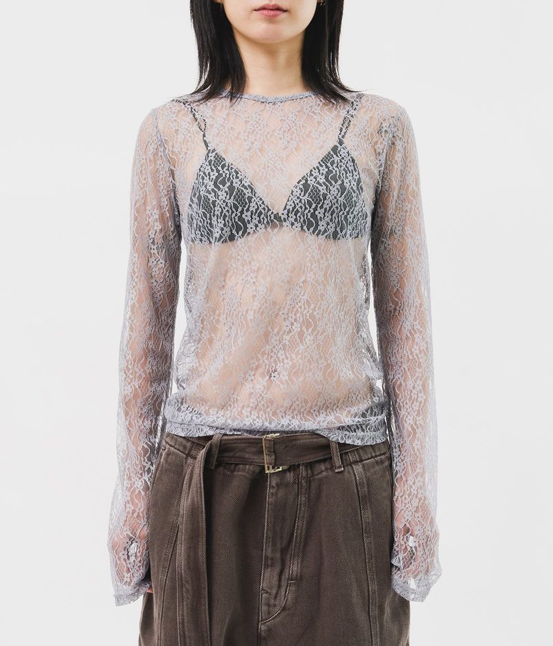 HIFIFNK(ハイファイファンク)の「(W) Shell Lace Top (2color)(Tops)」