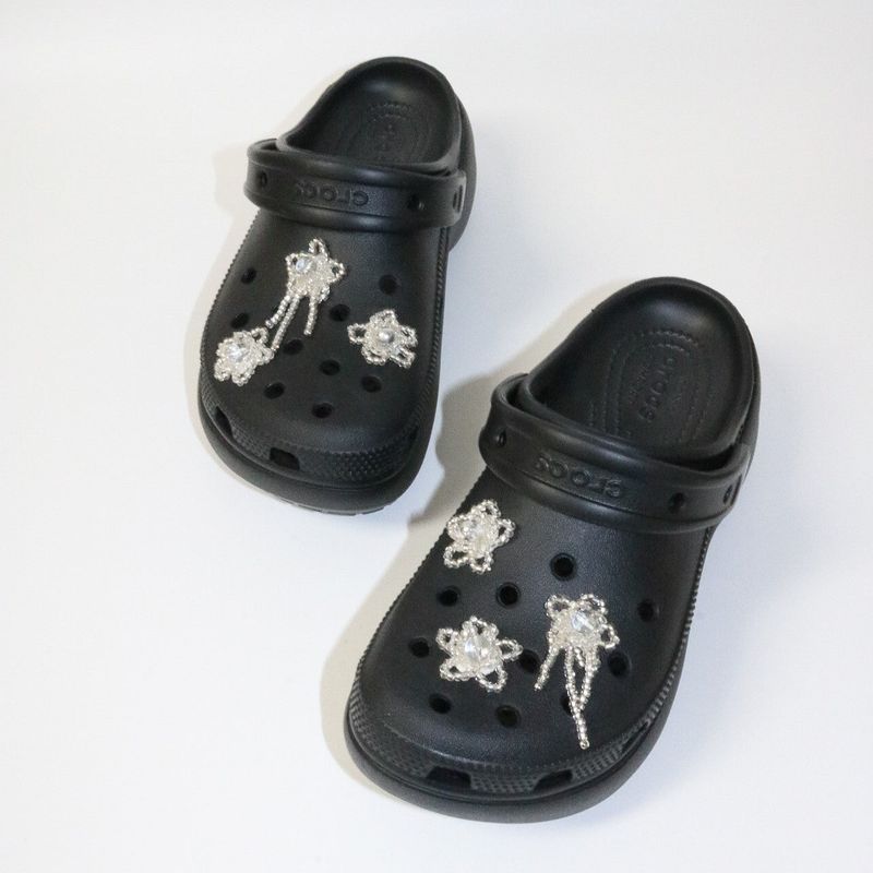 【MADE】chickweed shoe charm (silver, 3pcs)