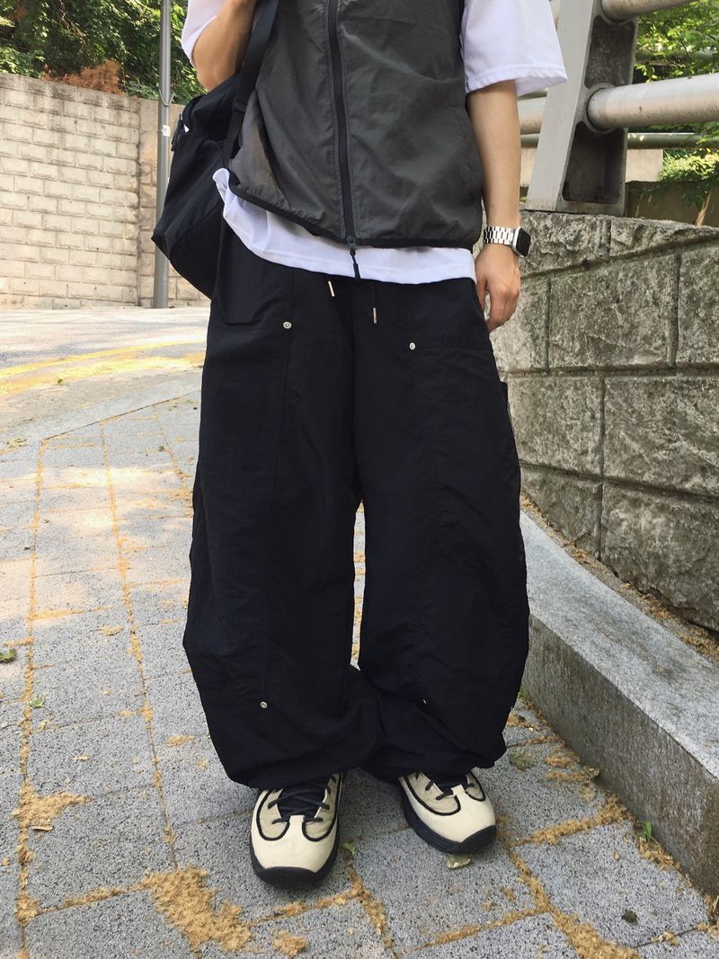 Swan Nylon Carpenter Pants 3C
