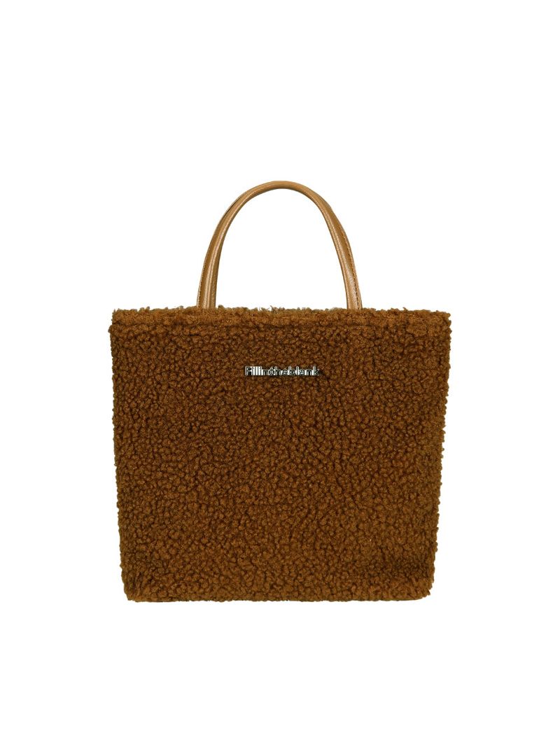 FILLINTHEBLANK(フィルインザブランク)の「Sunday Tote Bag (furry)(brown)()」