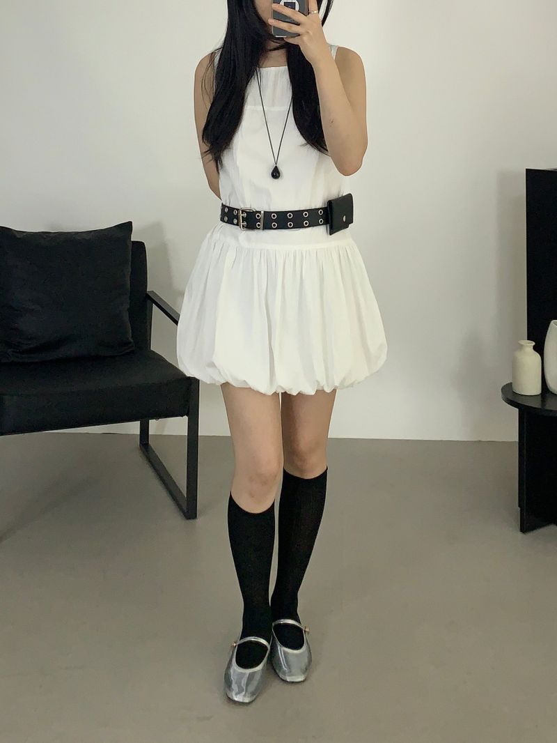 Berard Balloon Sleeveless Mini Dress