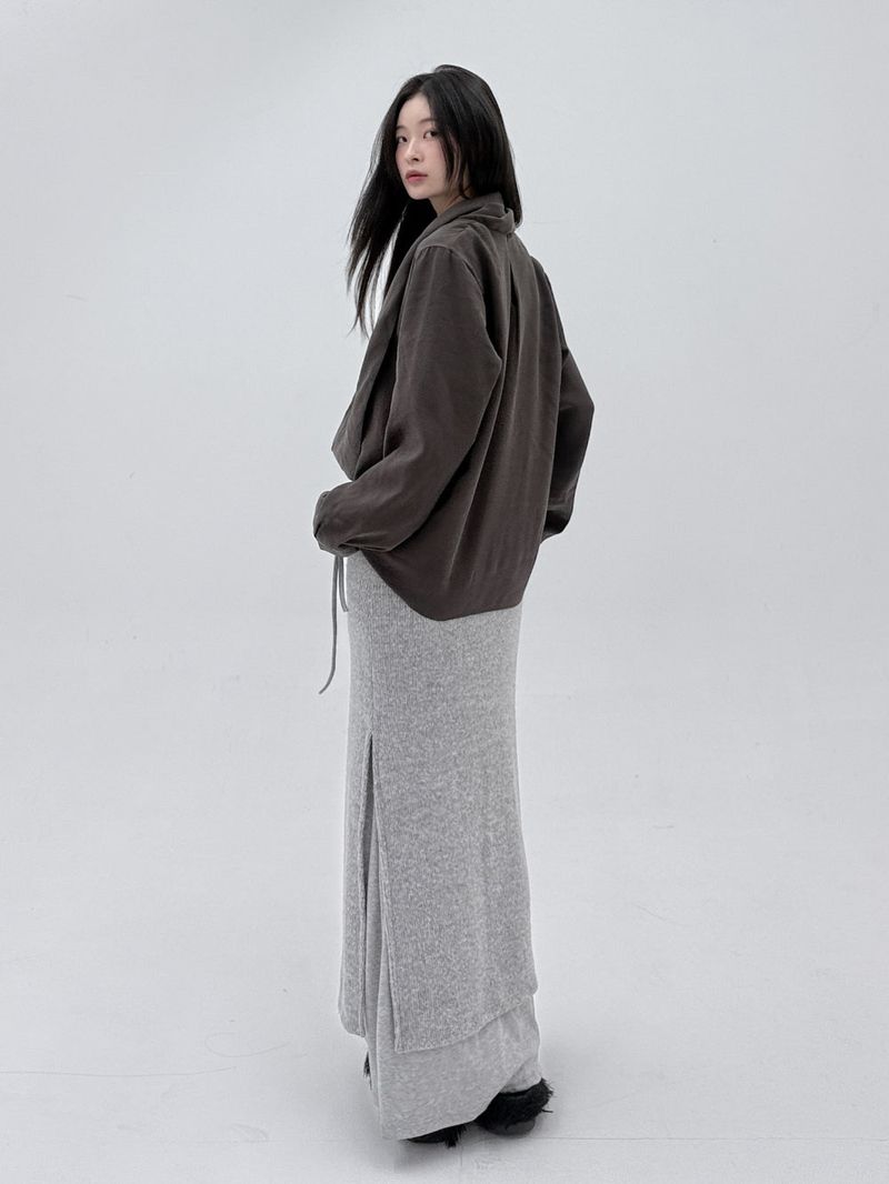  MUFFLER BLEND BLOUSE