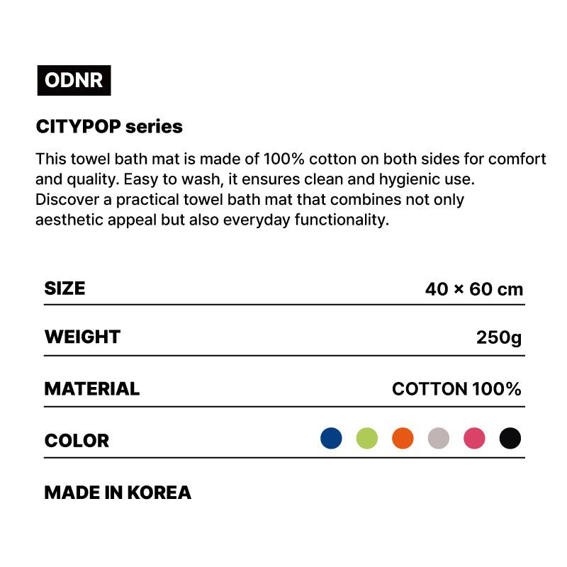 CITYPOP SERIES BATHMAT