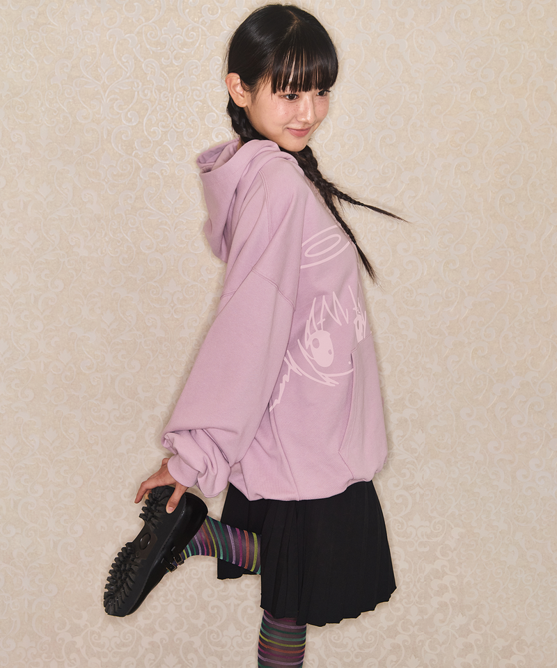 ITZAVIBE（イッザバイブ）の「CAT GIRL HOODIE - PINK（Tops）」