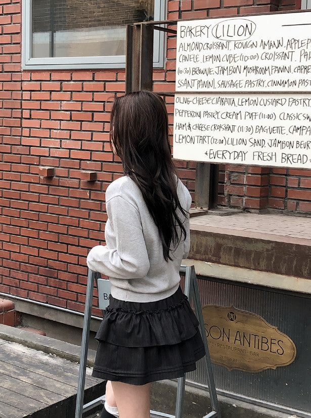 Daily Wool Loose Fit Round Knit (6color)